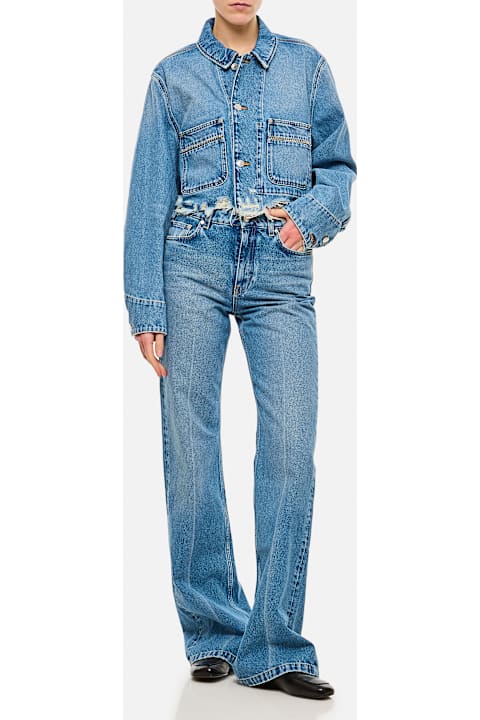 Stella McCartney Clothing for Women Stella McCartney Denim Jacket With Pocket Decoration