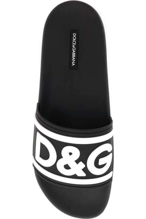 Dolce & Gabbana Other Shoes for Men Dolce & Gabbana Logo Slide Sandals
