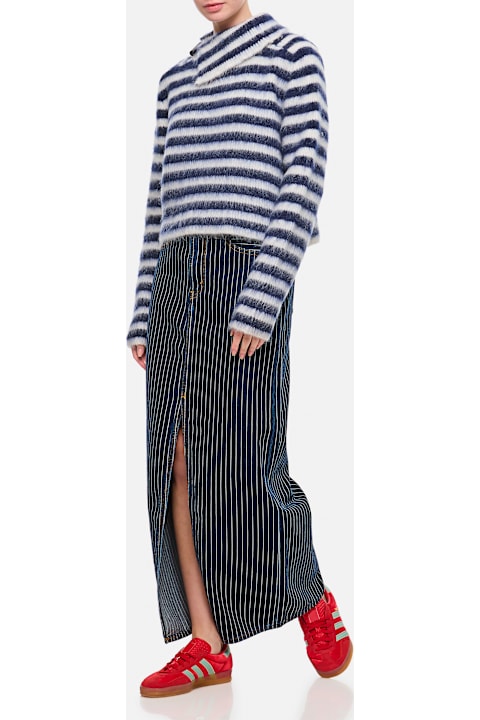 Levi's تنورات لـ السيدات Levi's Ankle Column Denim Skirt