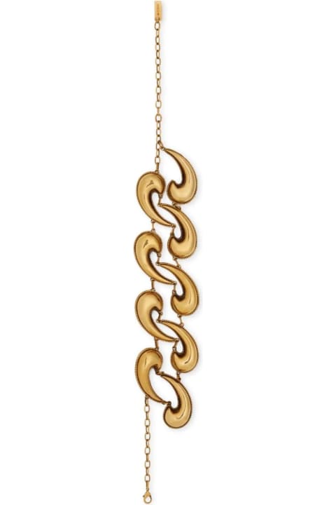 Etro Necklaces for Women Etro Gold Paisley Chocker