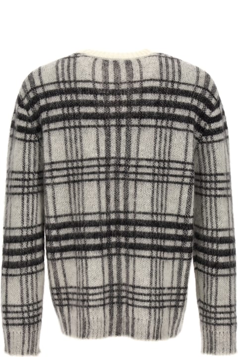 J.W. Anderson for Men J.W. Anderson Logo Embroidery Check Sweater