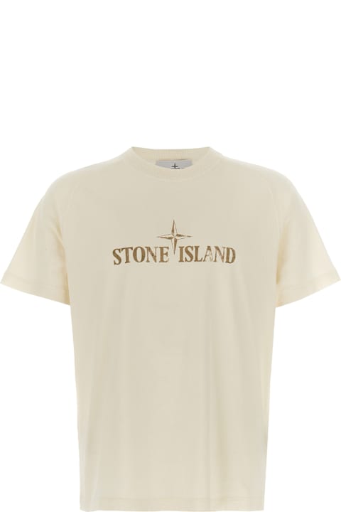 Topwear for Men Stone Island T-shirt Institutional Two