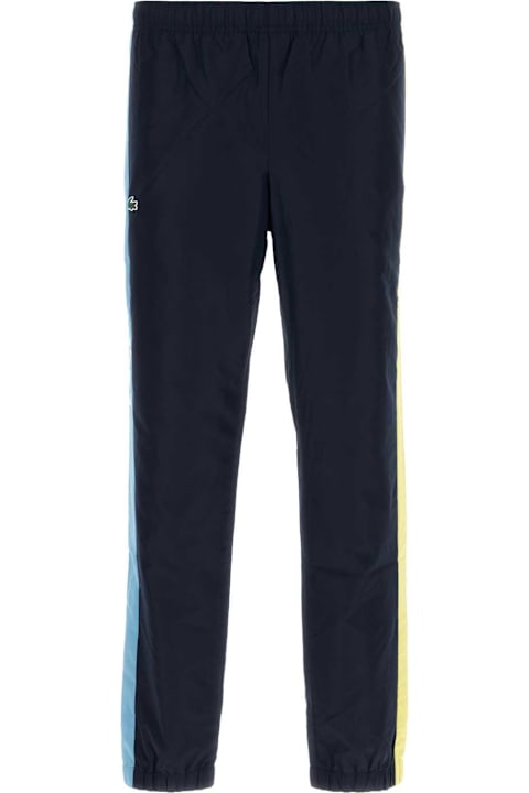 Lacoste Fleeces & Tracksuits for Men Lacoste Midnight Blue Polyester Joggers