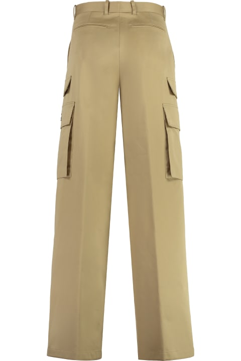 Pants & Shorts for Women Versace Gabardine Cargo Trousers