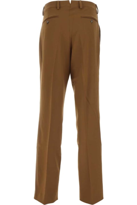 VTMNTS Pants & Shorts for Women VTMNTS Brown Stretch Wool Pant