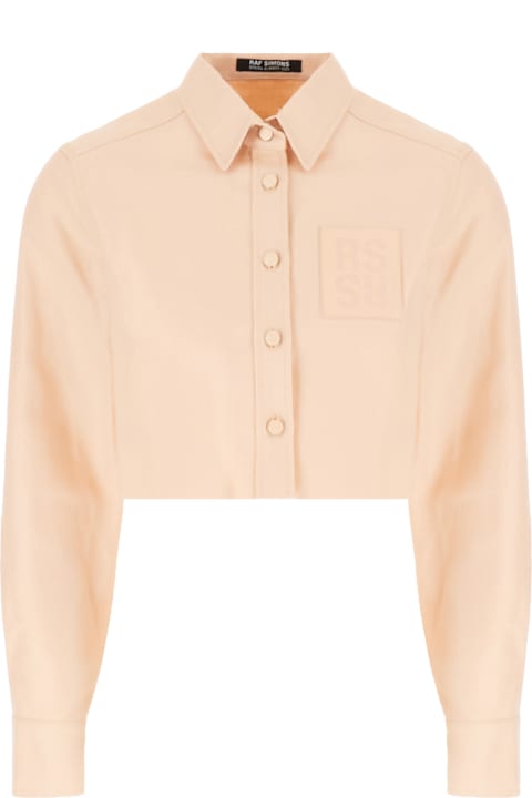 Raf Simons for Women Raf Simons Peach Piquet Shirt