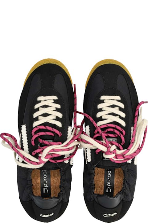 Puraai for Kids Puraai Puraai Panther Vegan Lace-up Sneakers