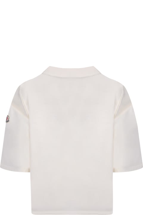Moncler Sale for Women Moncler Oversize Black Polo Shirt