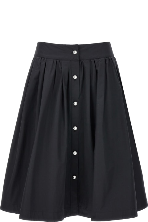 Fashion for Women Moschino Jewel Button Nylon Blend Skirt