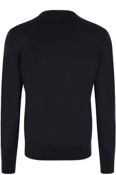 Zegna Sweaters for Men Zegna Long-sleeved Crewneck Jumper