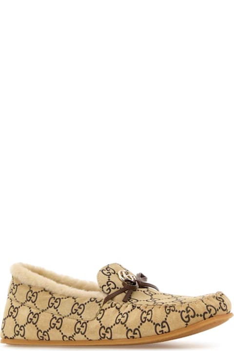 Gucci Printed Leather Loafers