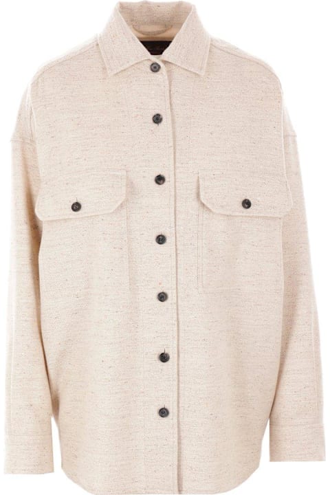 Loro Piana ملابس علوية لـ السيدات Loro Piana Jenna Collared Button-up Shirt