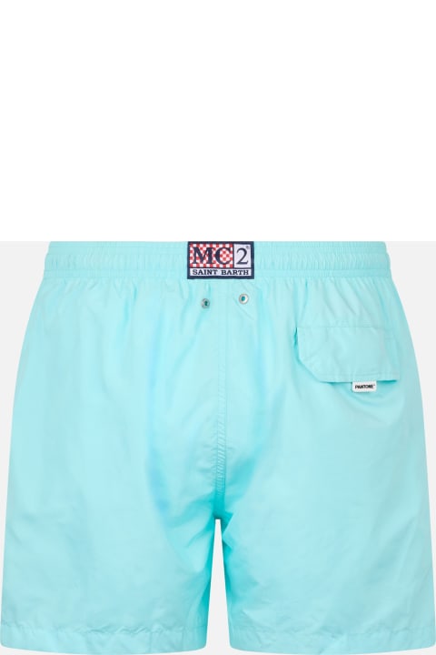 インテリア MC2 Saint Barth Man Lightweight Fabric Water Green Swim Shorts Lighting Pantone | Pantone® Special Edition