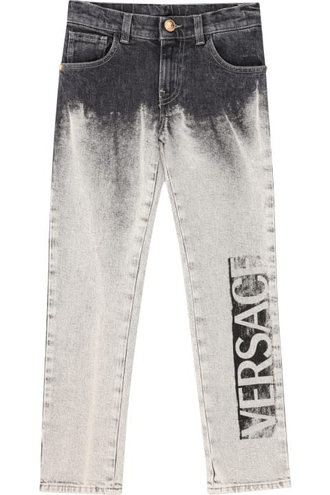 Young Versace for Kids Young Versace 5-pocket Jeans