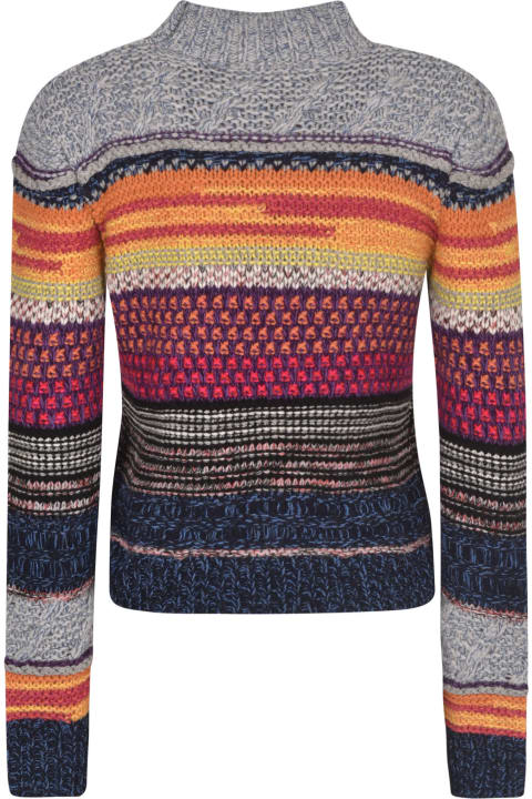 Multi-knit Pullover