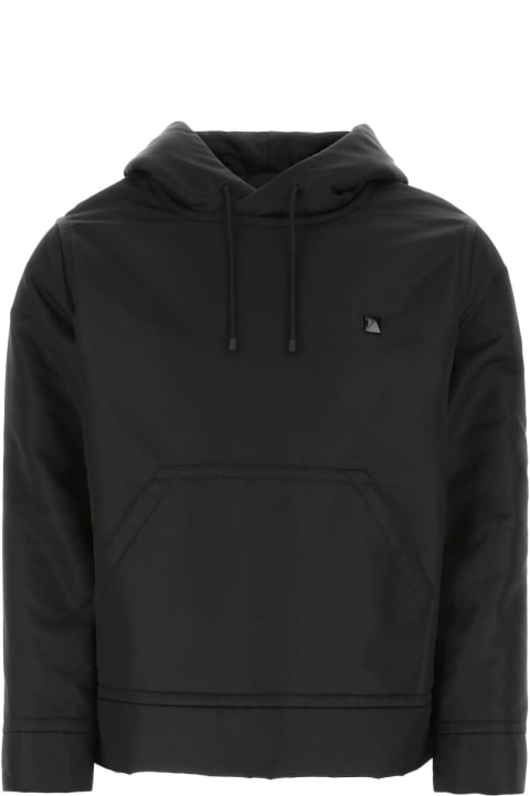 Sale for Men Valentino Garavani Black Nylon Sweatshirt