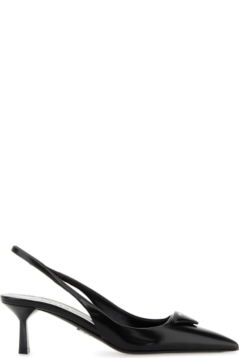 Prada Shoes for Women Prada Black Leather Pumps