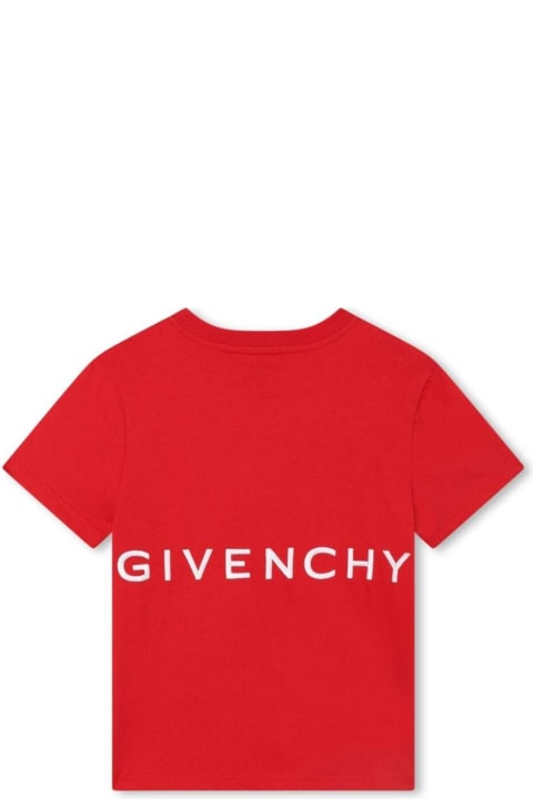 Givenchy T-Shirts & Polo Shirts for Boys Givenchy Red T-shirt With Disney 'cartoon' Print And Logo In Cotton Boy