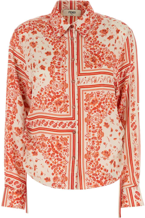 Homeware Fendi Printed Silk Shirt