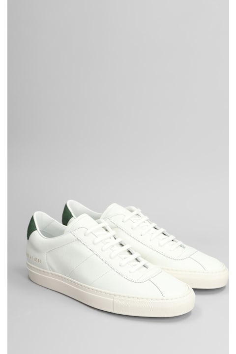 Common Projects for Men Common Projects Tennis Classic Sneakers In White Leather