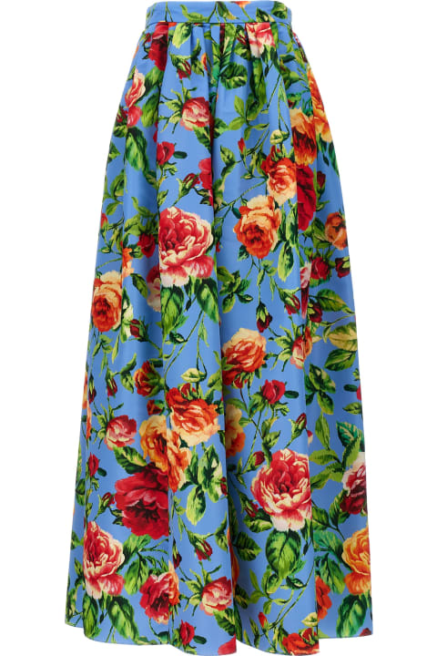 Carolina Herrera Skirts for Women Carolina Herrera Long Floral Skirt