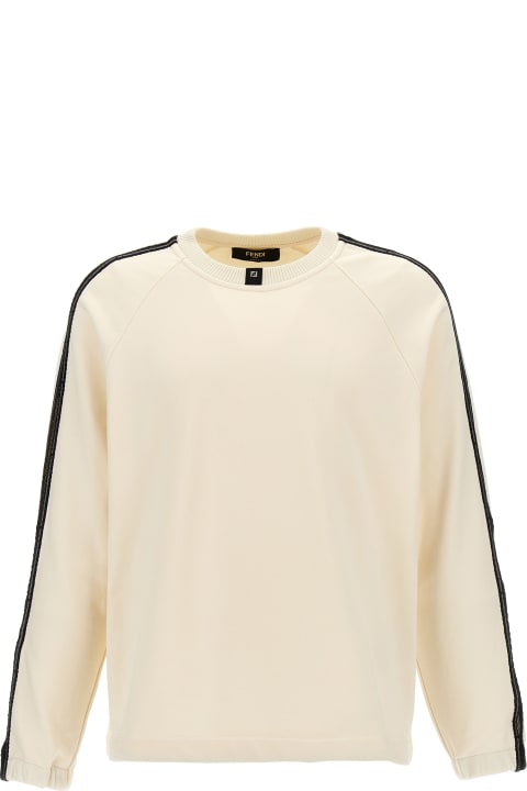 メンズ Fendiのフリース＆ラウンジウェア Fendi Mesh Insert Sweatshirt