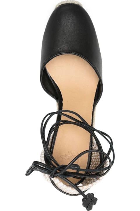 Castañer لـ Kids Castañer Carina Leather Espadrilles