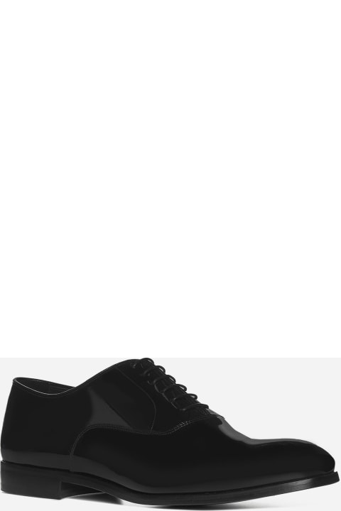メンズ新着アイテム Doucal's Patent Leather Oxford Shoes