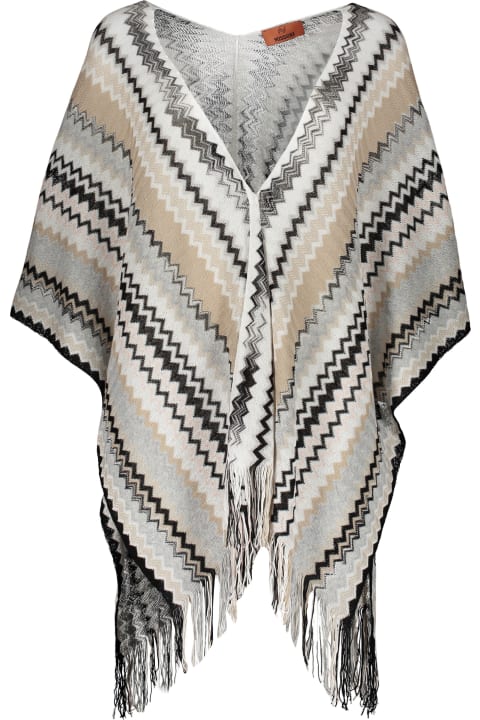Missoni for Women Missoni Asymmetric Wool Cape