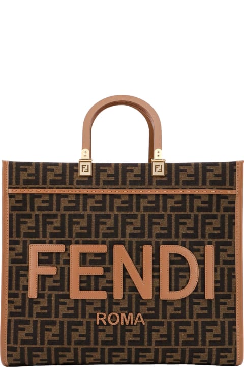 Fendi Fendigraphy Small Fabric Shoulder Bag (Shoulder bags)