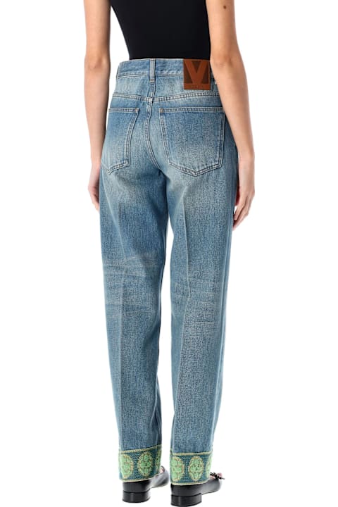 Homeware Valentino Garavani Jeans With Jacquard Details