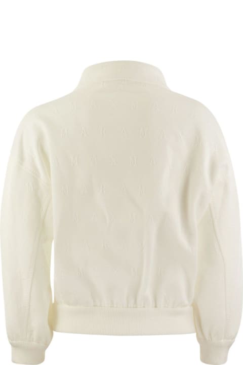 ウィメンズ ウェア Max Mara Zip-up Long-sleeved Sweatshirt