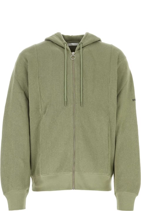 Helmut Lang Clothing for Men Helmut Lang Sage Green Cotton Blend Sweatshirt