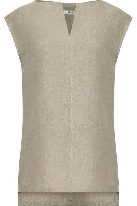 Topwear for Women Max Mara Colimbo Linen Blouse