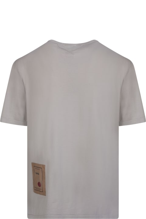 メンズ Ten Cのトップス Ten C Light Grey Serafino T-shirt