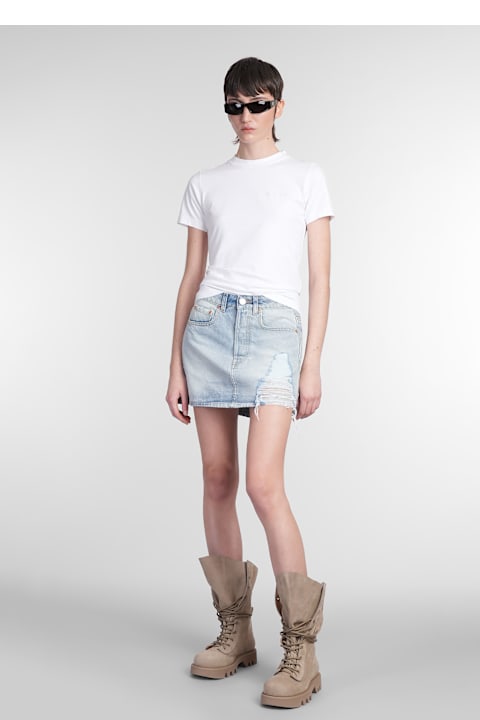 VETEMENTS Clothing for Women VETEMENTS Skirt In Blue Denim
