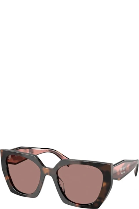 Prada Eyewear Eyewear for Women Prada Eyewear Prada Pr15ws 23a60b Malva Tartarugato Sunglasses