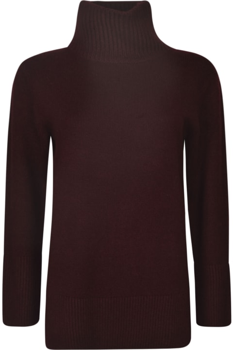 Vince Sweaters for Women Vince Turtleneck Plain Ribbed Sweater
