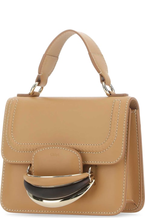 Sale for Women Chloé Camel Leather Small Kattie Handbag