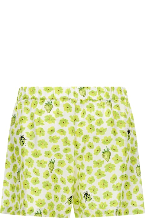 Versace Pants & Shorts for Women Versace 'strawberry Garden' Shorts