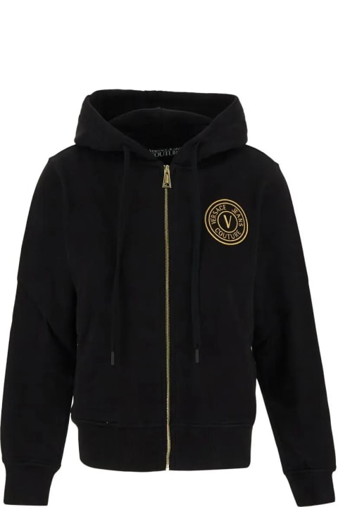 Versace Jeans Couture Coats & Jackets for Women Versace Jeans Couture Logo Hoodie