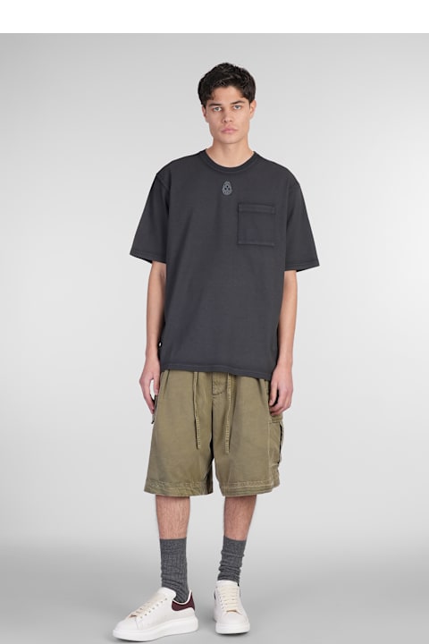 Alexander McQueen Pants for Men Alexander McQueen Shorts In Green Cotton
