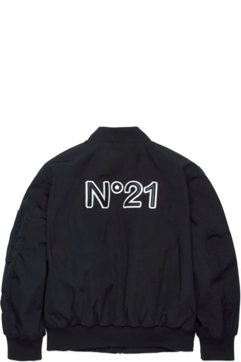 N.21 معاطف وجواكت لـ أولاد N.21 N°21 Coats Black