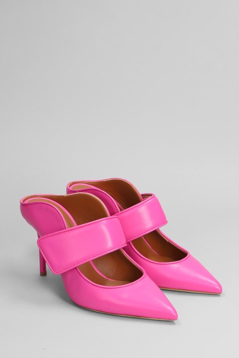 Helene Pumps In Rose-pink Leather
