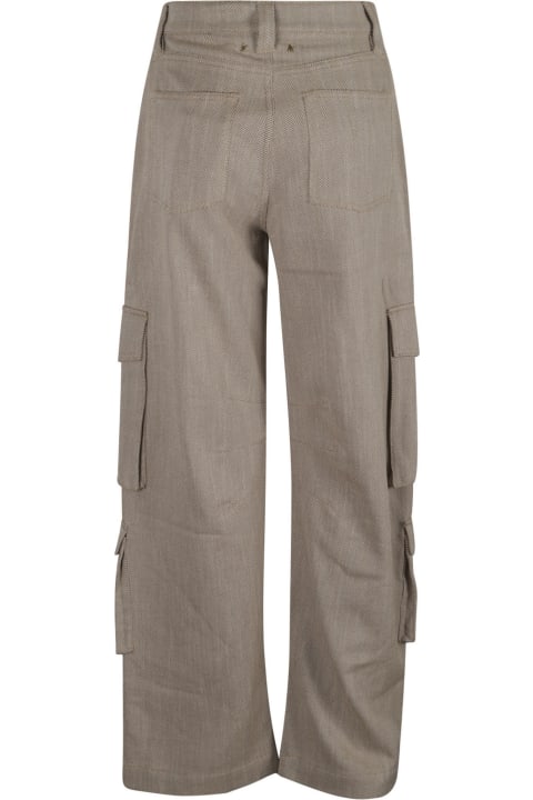 Pants & Shorts for Women Golden Goose Wide Leg Patterned Cargo Pants