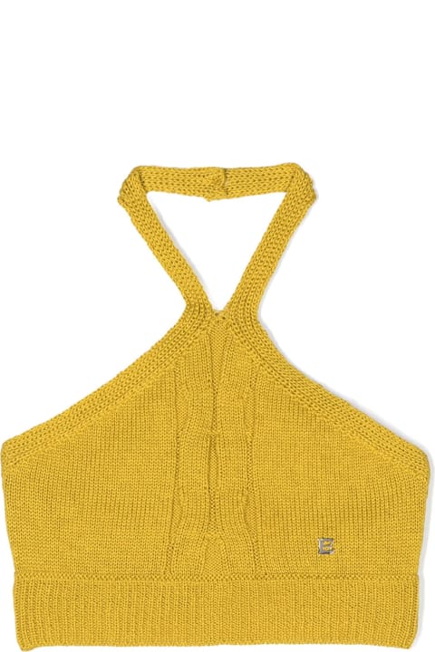 Ermanno Scervino T-Shirts & Polo Shirts for Girls Ermanno Scervino Ermanno Scervino Top Yellow
