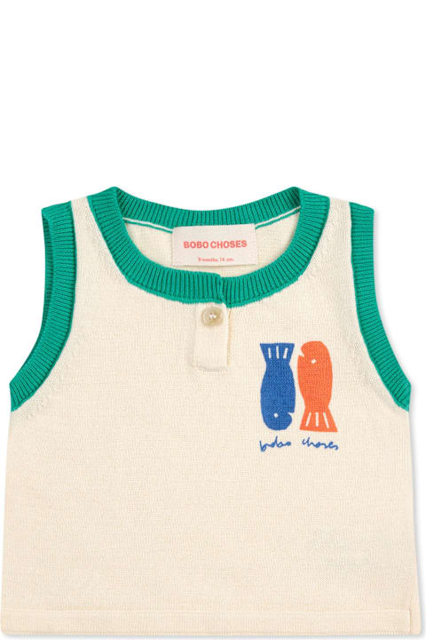 Homeware Bobo Choses Ivory Suit For Babykids With Logo