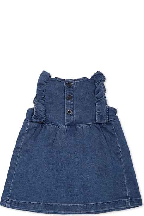 Homeware Petit Bateau Denim Dress For Baby Girl
