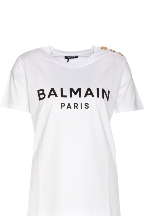 Balmain for Women Balmain Cotton Crew-neck T-shirt