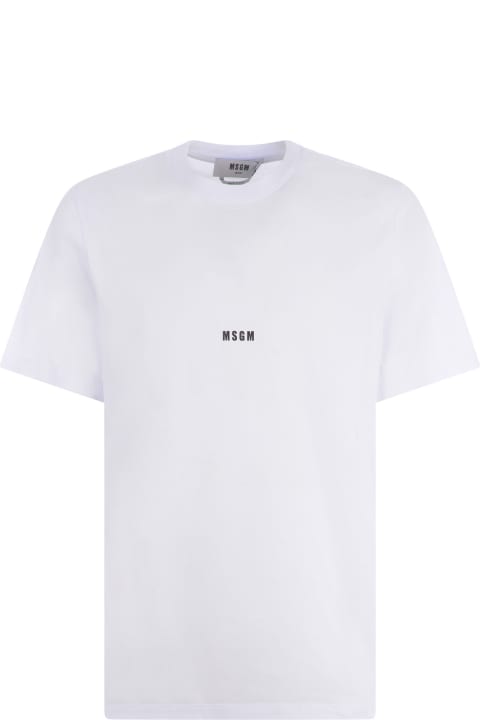 メンズ MSGMのトップス MSGM T-shirt Msgm Made Of Cotton